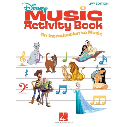 Disney Music Activity Book 2nd Edition by Hal Leonard - 96 Pages