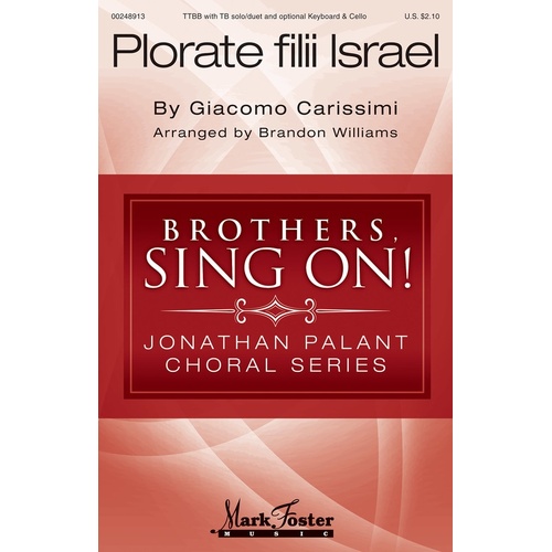 Plorate Filii Israel TTBB (Octavo)