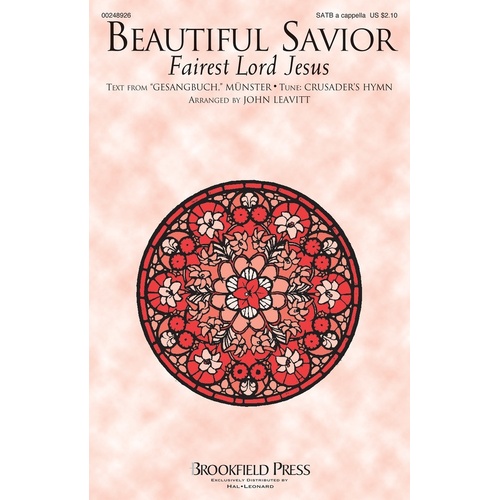 Beautiful Savior SATB A Cappella (Octavo)