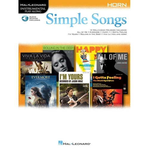 Simple Songs for Horn: 14 Melodies with Online Audio Access for Beginning Instrumentalists