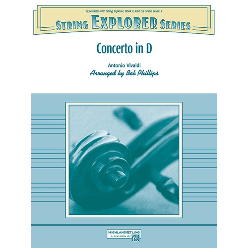 Concerto In D String Orchestra Gr 2