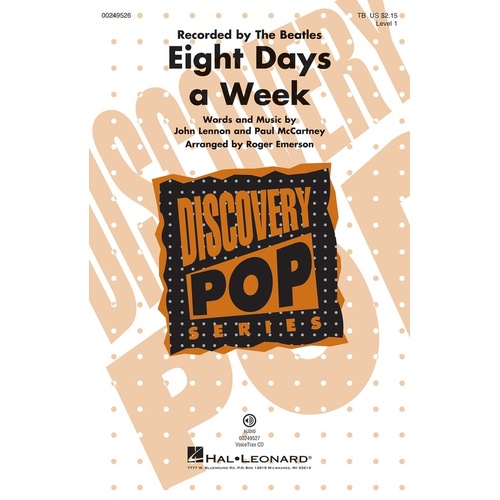 Eight Days A Week VoiceTrax CD (CD Only)