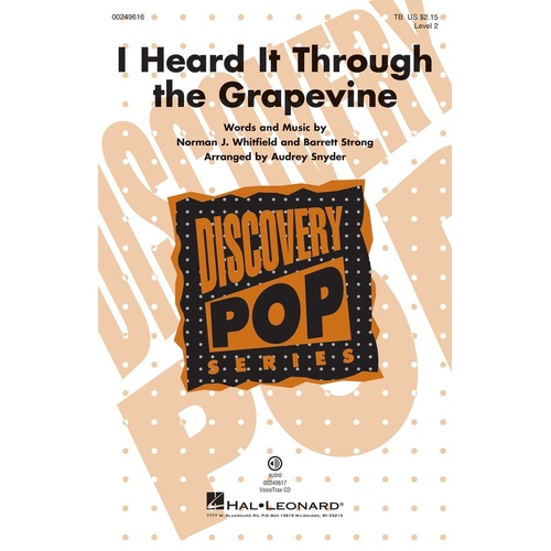 I Heard It Through The Grapevine VoiceTrax CD (CD Only)