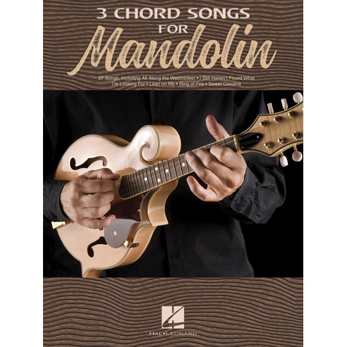 3 Chord Songs For Mandolin (Softcover Book)