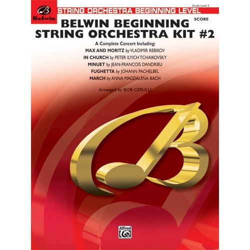 Belwin Beginning String Orchestra Kit No 2, Grade 2