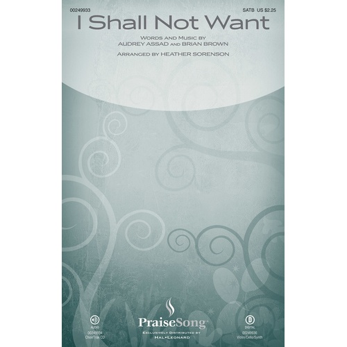 I Shall Not Want ChoirTrax CD (CD Only)