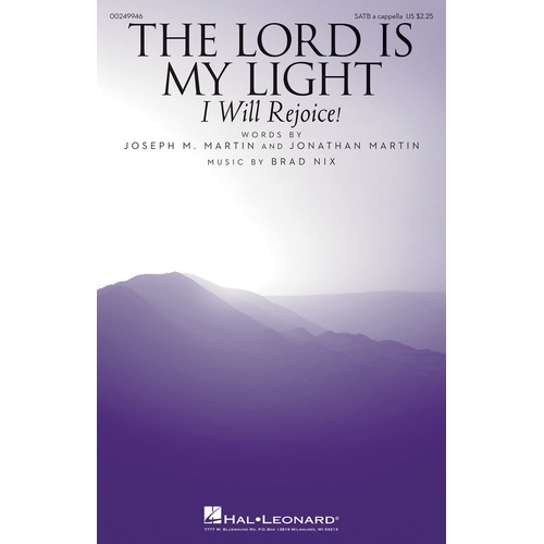The Lord Is My Light SATB A Cappella (Octavo)