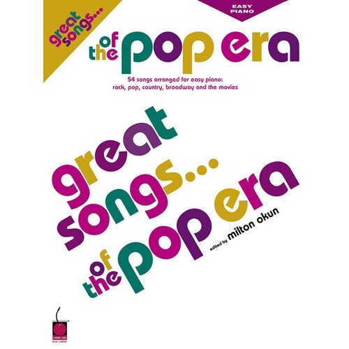 Great Songs Of The Pop Era Easy Piano (Softcover Book)