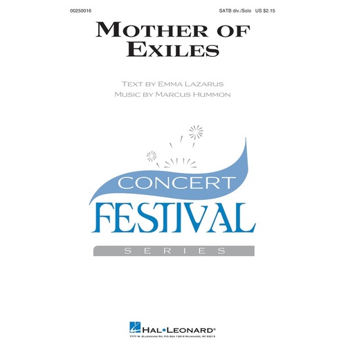 Mother Of Exiles Solo/SATB Divisi (Octavo)