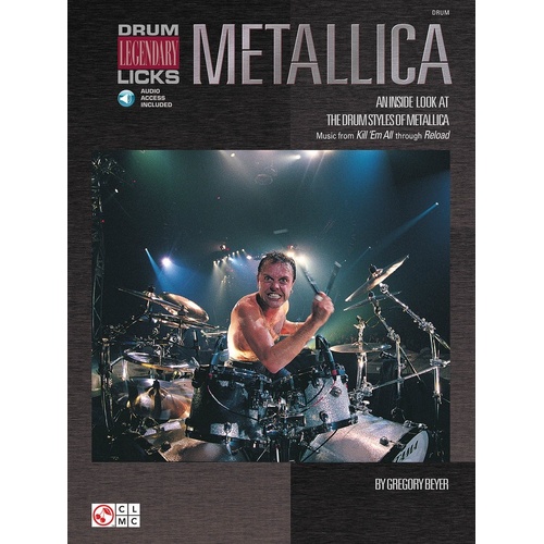 Metallica Drum Legendary Licks Book/CD 