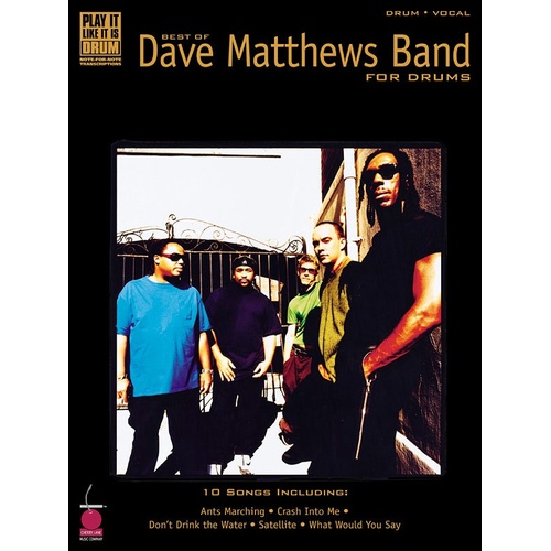 Best Of Dave Matthews Band Drums (Softcover Book)