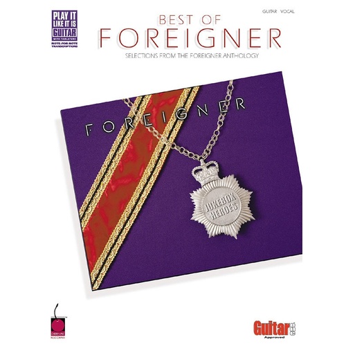 Best Of Foreigner Guitar TAB Pili (Softcover Book)