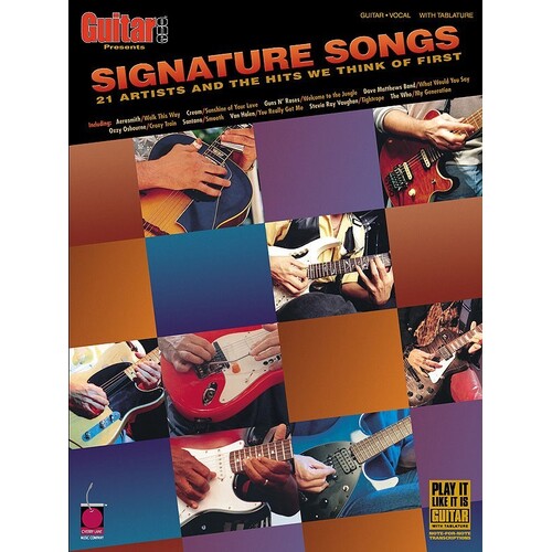 Guitar One Signature Songs Guitar TAB (Softcover Book)