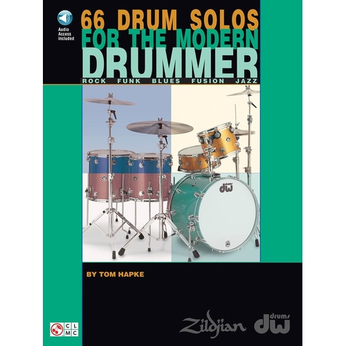 Drum Solos For The Modern Drummer 66 Book/CD (Softcover Book/CD)