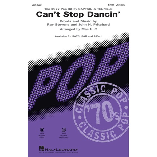 Cant Stop Dancin ShowTrax CD (CD Only)
