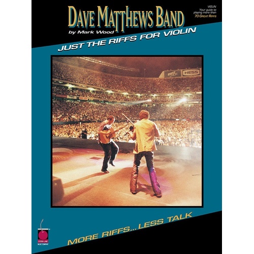 Dave Matthews Band Violin Just The Riffs (Softcover Book)
