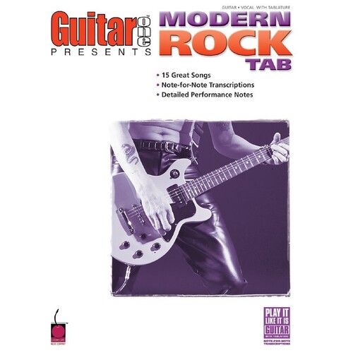 Guitar One Presents Modern Rock TAB Guitar TAB (Softcover Book)