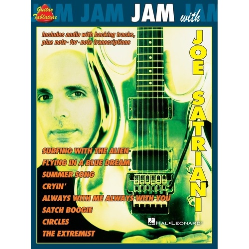Jam with Joe Satriani Guitar Tab Book with Online Audio Access