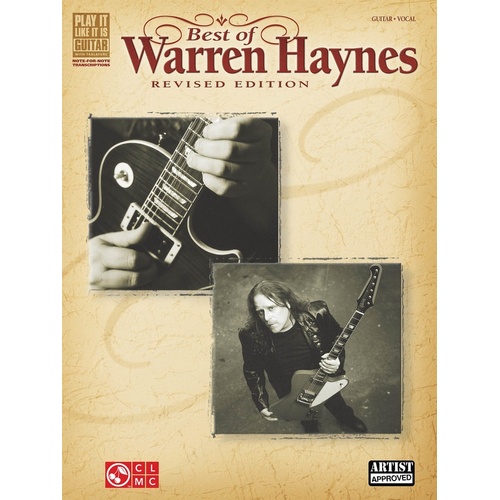 Best Of Warren Haynes Guitar TAB Pili (Softcover Book)