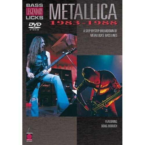 Metallica - Bass Legendary Licks 1983-1988 DVD