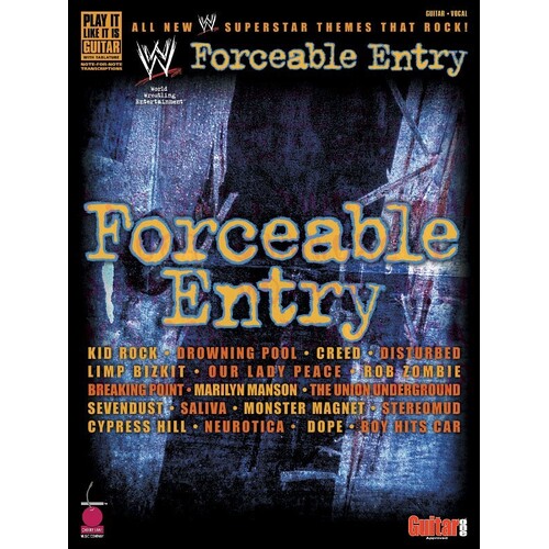 Forceable Entry Guitar TAB Wrestling Wwe 
