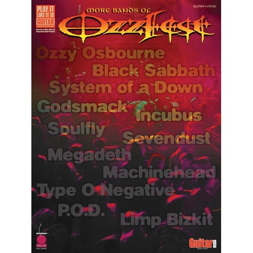 More Bands Of Ozzfest Guitar TAB (Softcover Book)