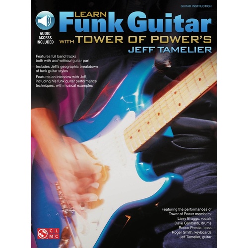 Learn Funk Guitar W Tower Of Power Book/CD Guitar (Softcover Book/CD)
