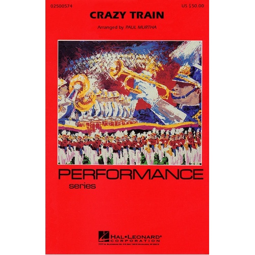 Crazy Train Marching Band 3 Score/Parts