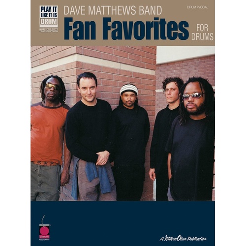 Dave Matthews Band Fan Favorites Drums (Softcover Book)