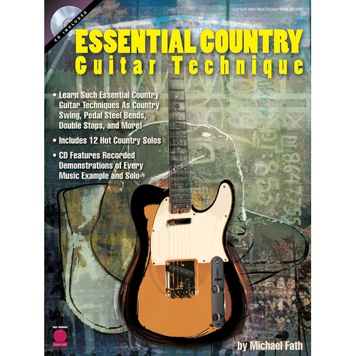 Essential Country Guitar Technique Book/CD (Softcover Book/CD)