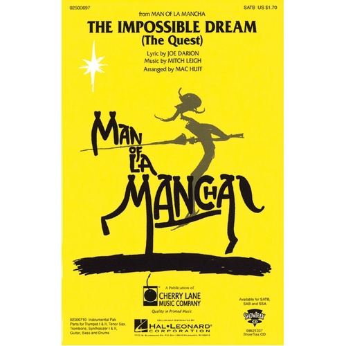Impossible Dream SATB (Octavo)