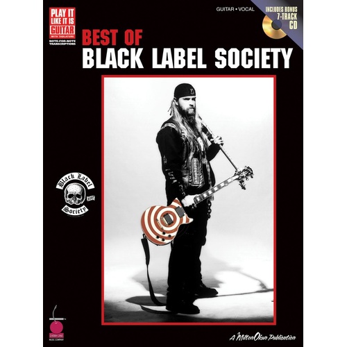 Best Of Black Label Society Guitar TAB Pili (Softcover Book)