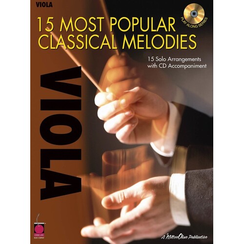 15 Most Popular Classical Melodies Viola Book/CD (Softcover Book/CD)