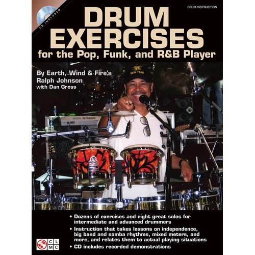Drum Exercises For Pop Funk and R&B Players Book/CD (Softcover Book/CD)