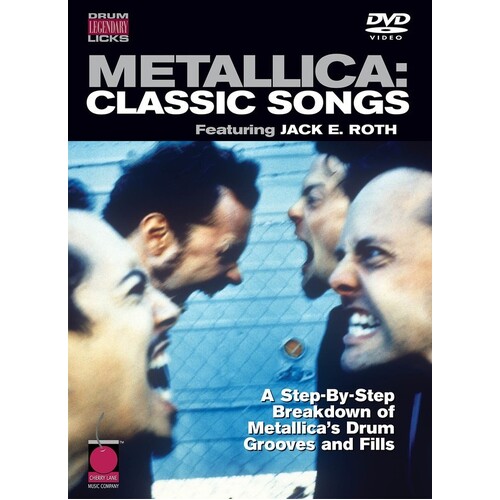 Metallica Classic Songs DVD Drum Licks (DVD Only)