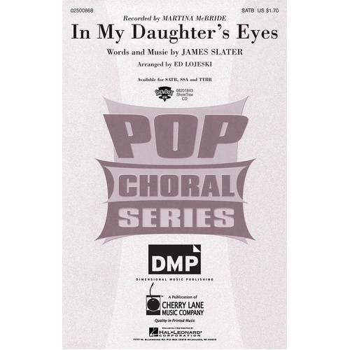 In My Daughters Eyes SATB (Octavo)