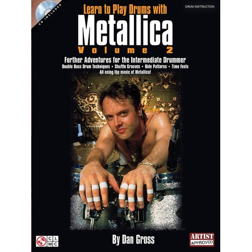 Learn To Play Drums Metallica Book/CD Vol 2 
