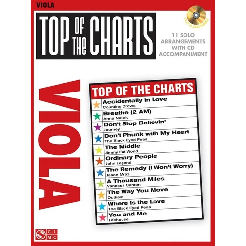 Top Of The Charts Book/CD Viola 
