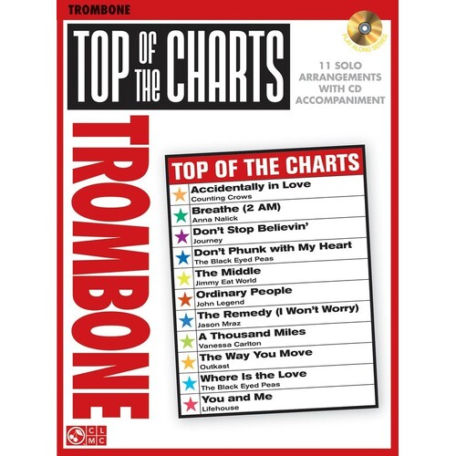 Top Of The Charts Book/CD Trombone (O/P) (Softcover Book/CD)
