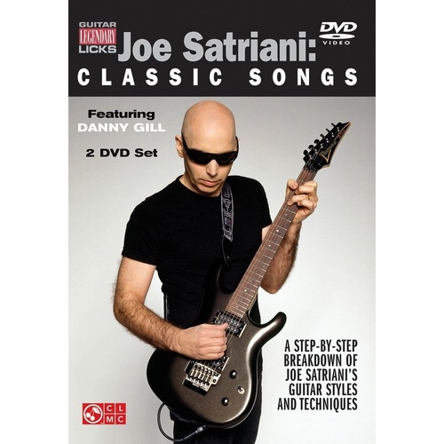 Joe Satriani Classic Songs 2 DVD Legendary Licks Guitar Instruction