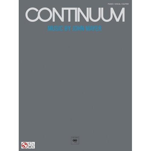 John Mayer - Continuum Songbook for Piano, Vocal & Guitar