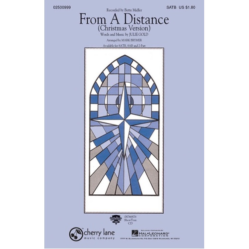 From A Distance (Christmas Version) SAB (Octavo)