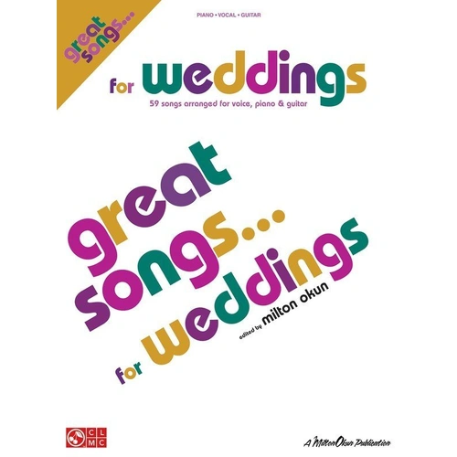 Great Songs for Weddings PVG Songbook