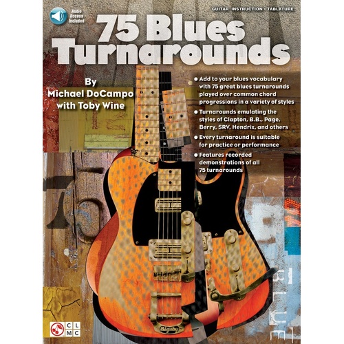 Blues Turn Arounds 75 Book/CD Guitar (Softcover Book/CD)