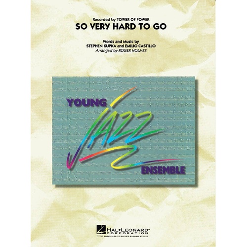 So Very Hard To Go Junior Ensemble 3 (Music Score/Parts)