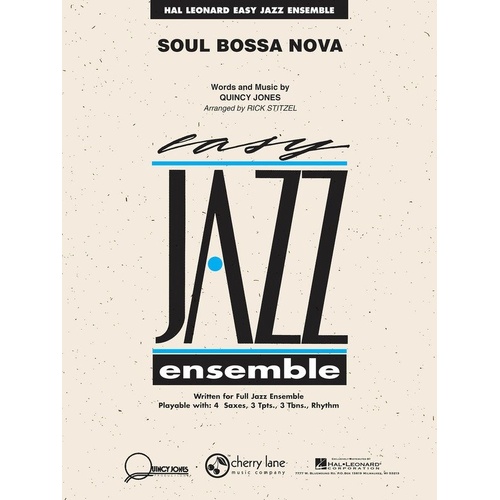 Soul Bossa Nova Jazz Ensemble Score with CD by Cherry Lane Music
