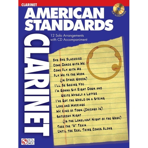 American Standards Clarinet BK/CD with Play-Along Accompaniments