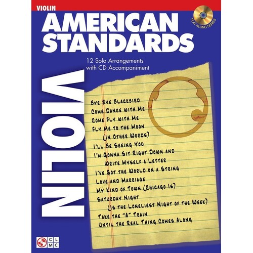 American Standards Book/CD Violin (Softcover Book/CD)