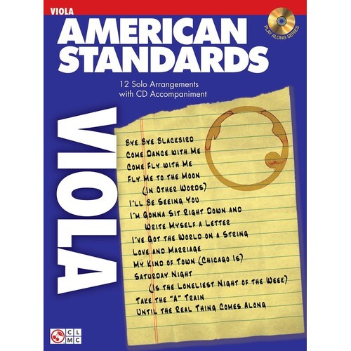 American Standards Book/CD Viola (Softcover Book/CD)