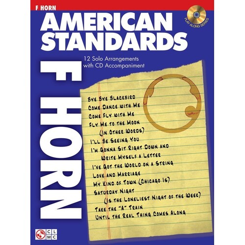 American Standards Book/CD Horn (Softcover Book/CD)